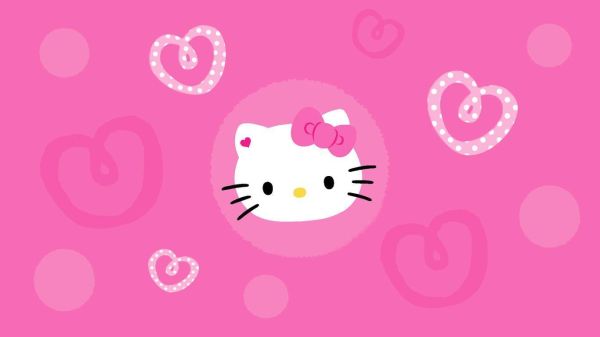 download gambar hello kitty pink