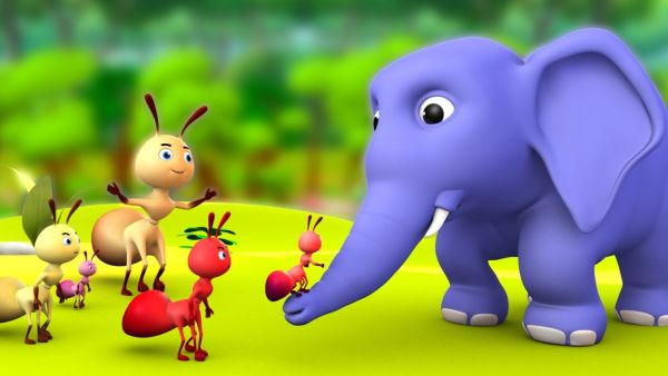 gambar gajah animasi
