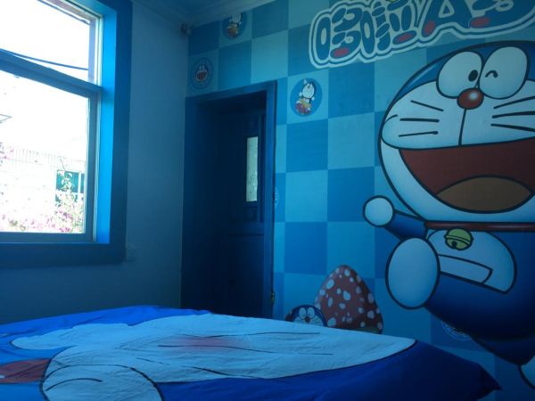 gambar kamar tidur anak doraemon
