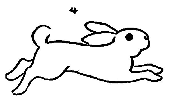 gambar kelinci mudah