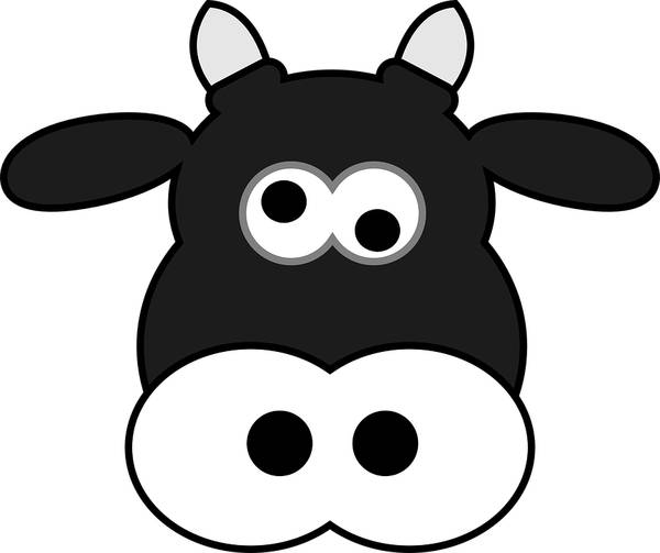 gambar kepala sapi kartun