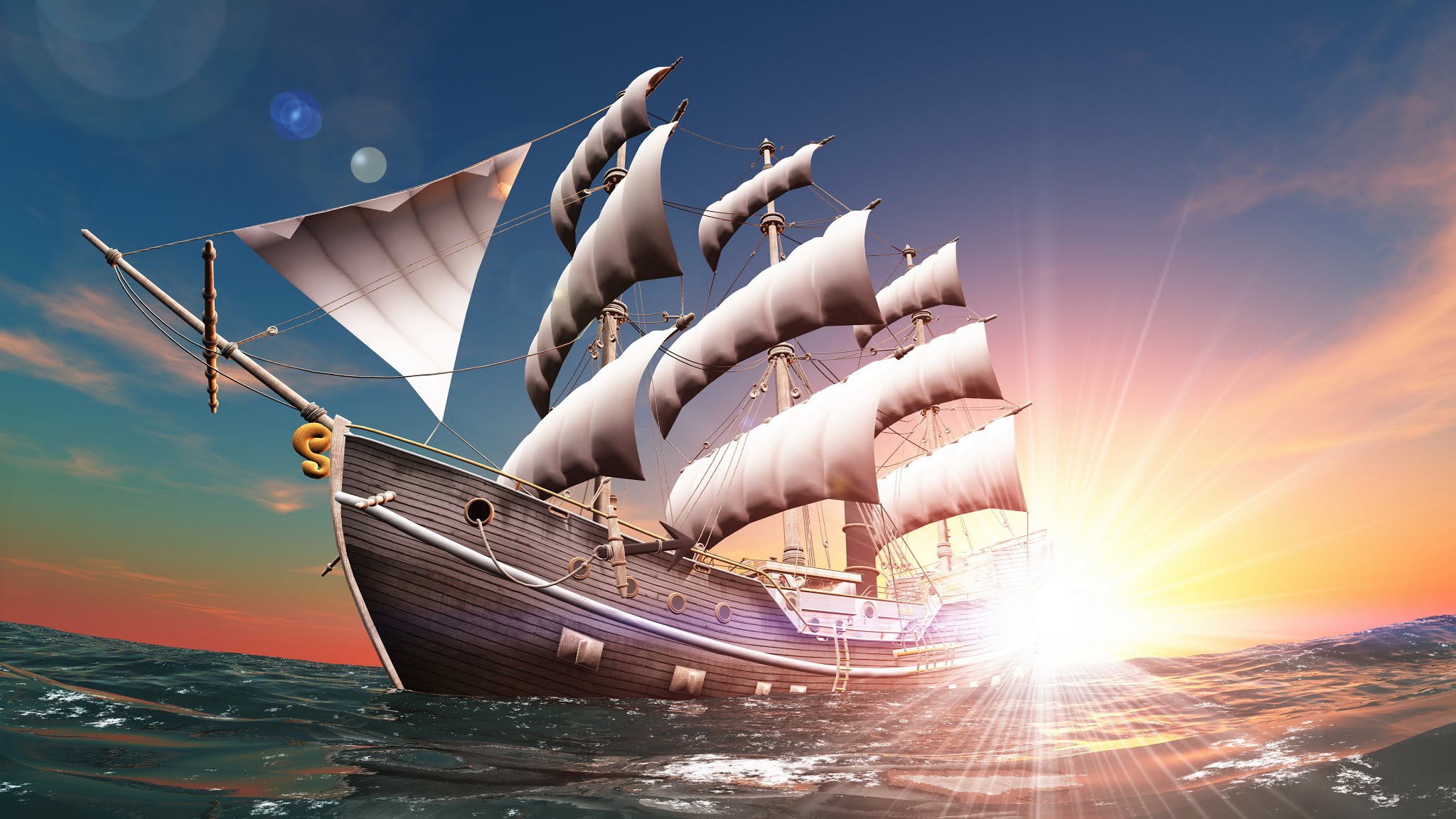gambar kapal laut animasi
