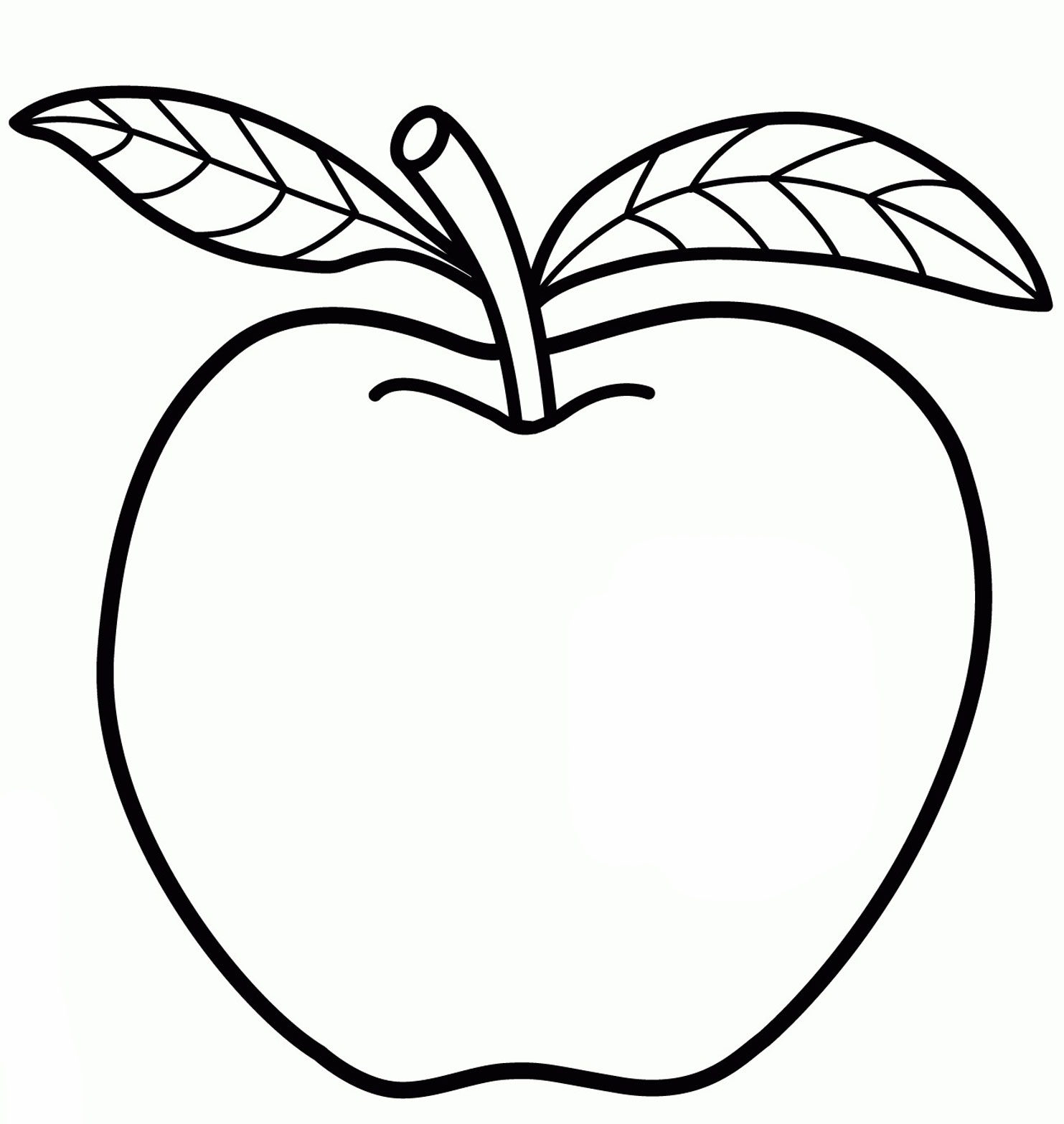 gambar kartun buah apel