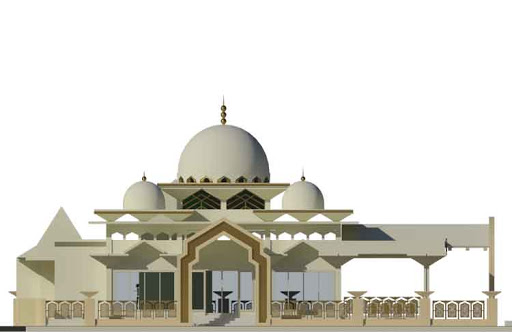 gambar animasi masjid