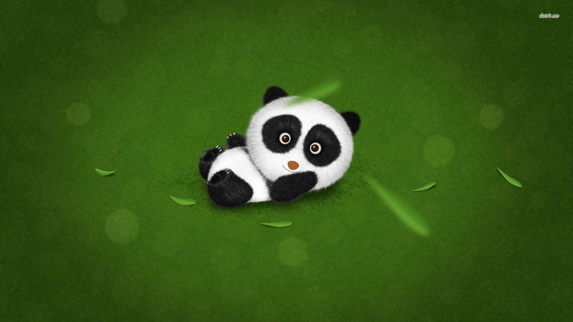 gambar animasi panda lucu