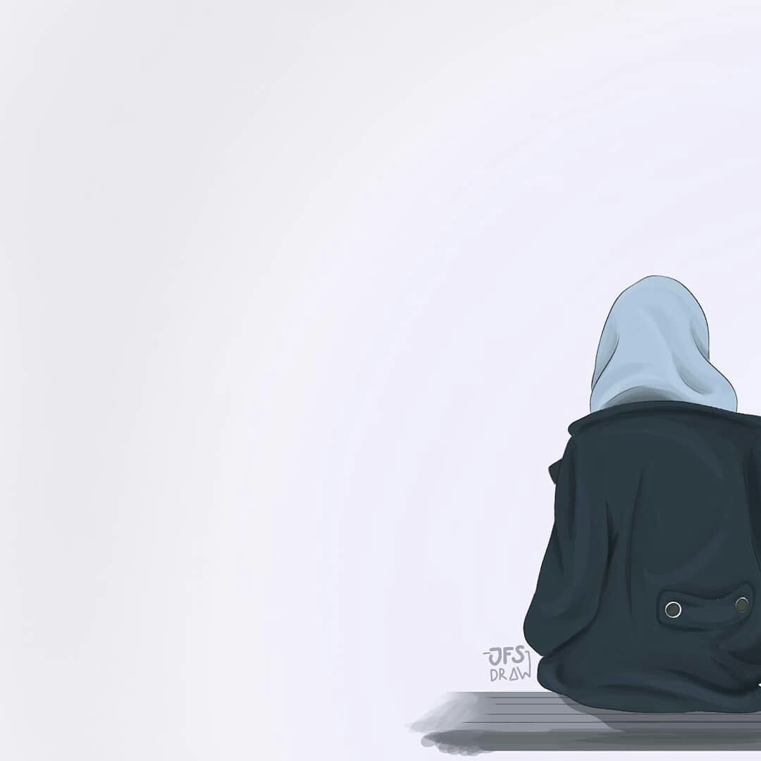 gambar kartun muslim dan muslimah