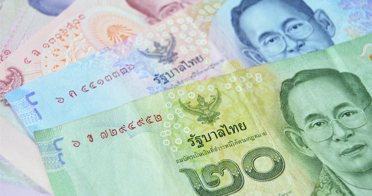 gambar mata uang thailand