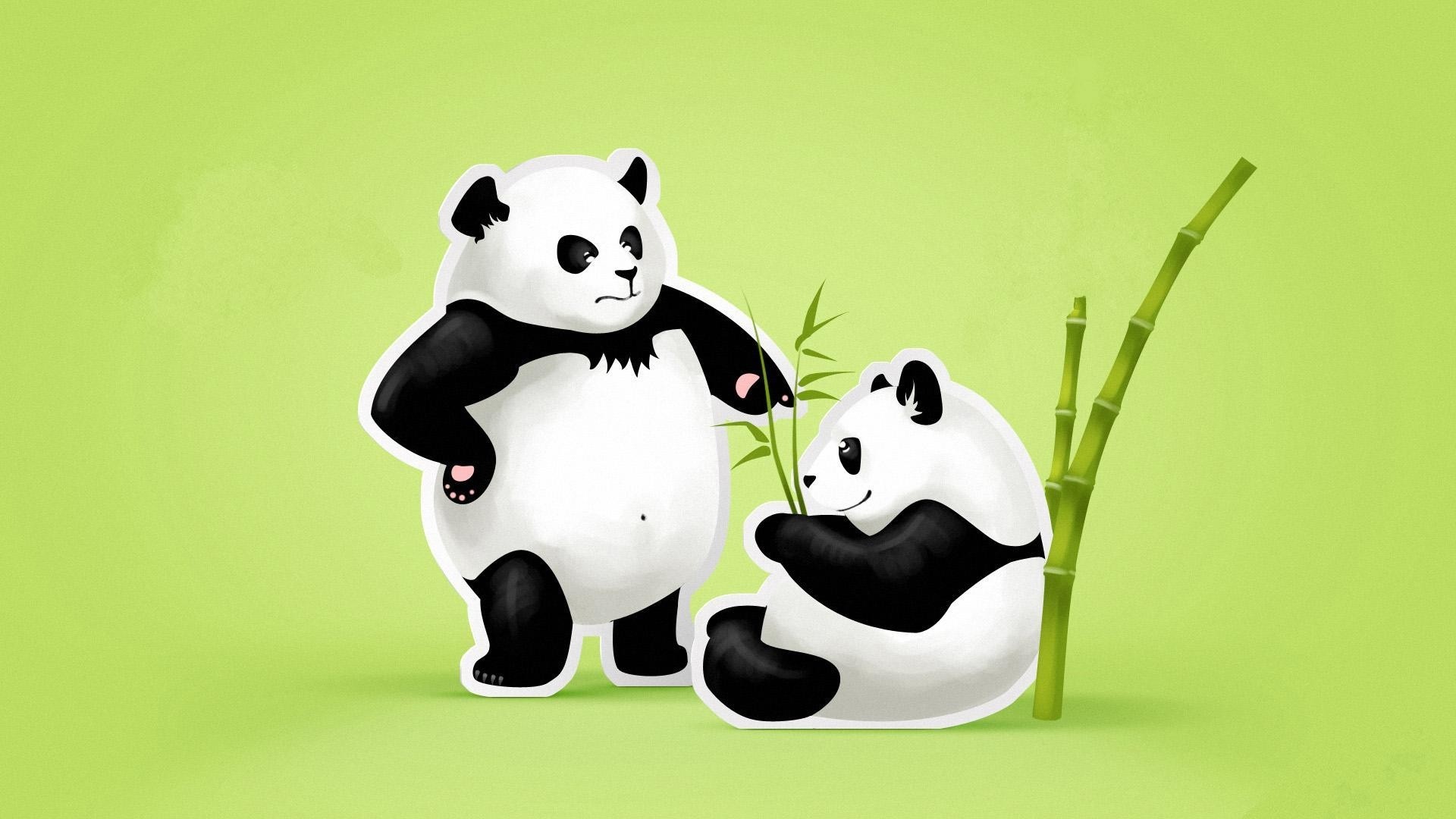 gambar panda lucu kartun