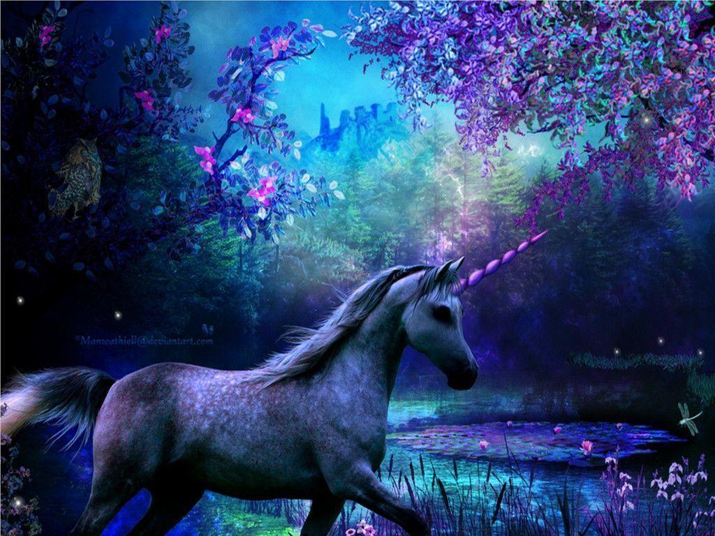 gambar unicorn 3D