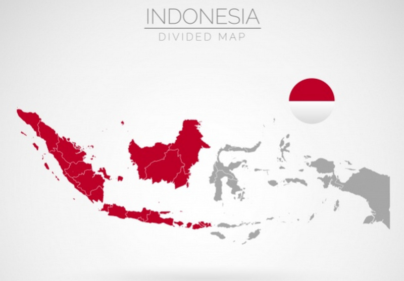 peta Indonesia vektor