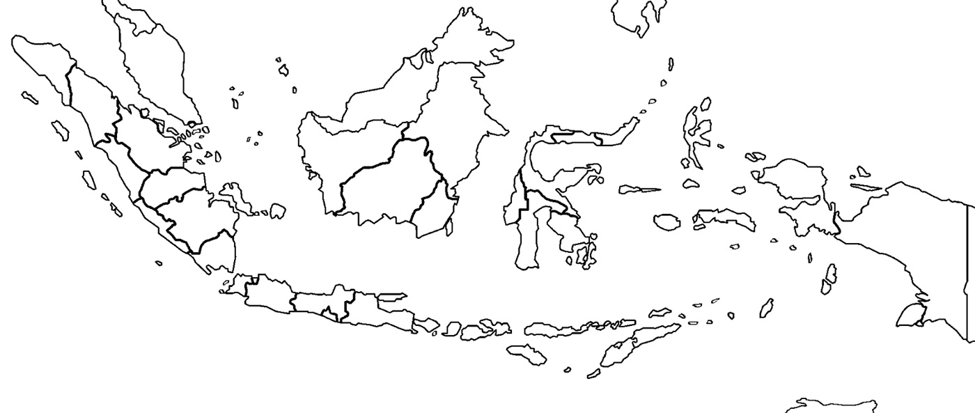 peta buta Indonesia