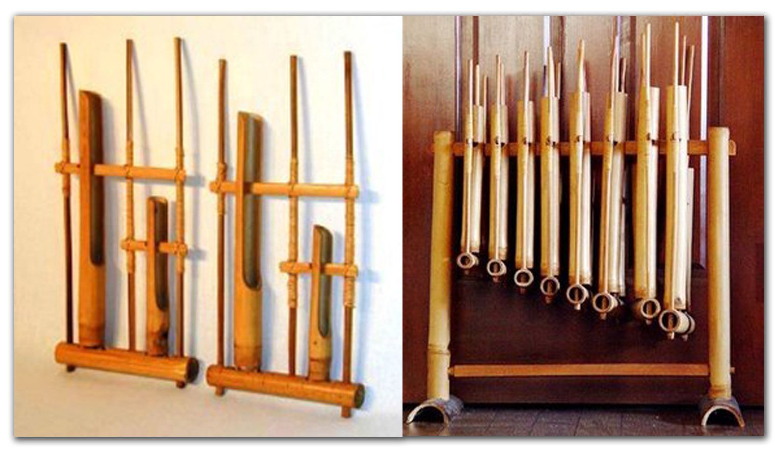 alat musik dari bambu angklung