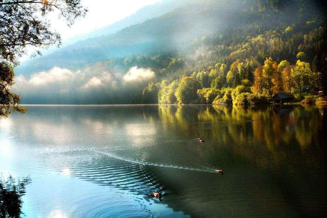 gambar alam danau alami