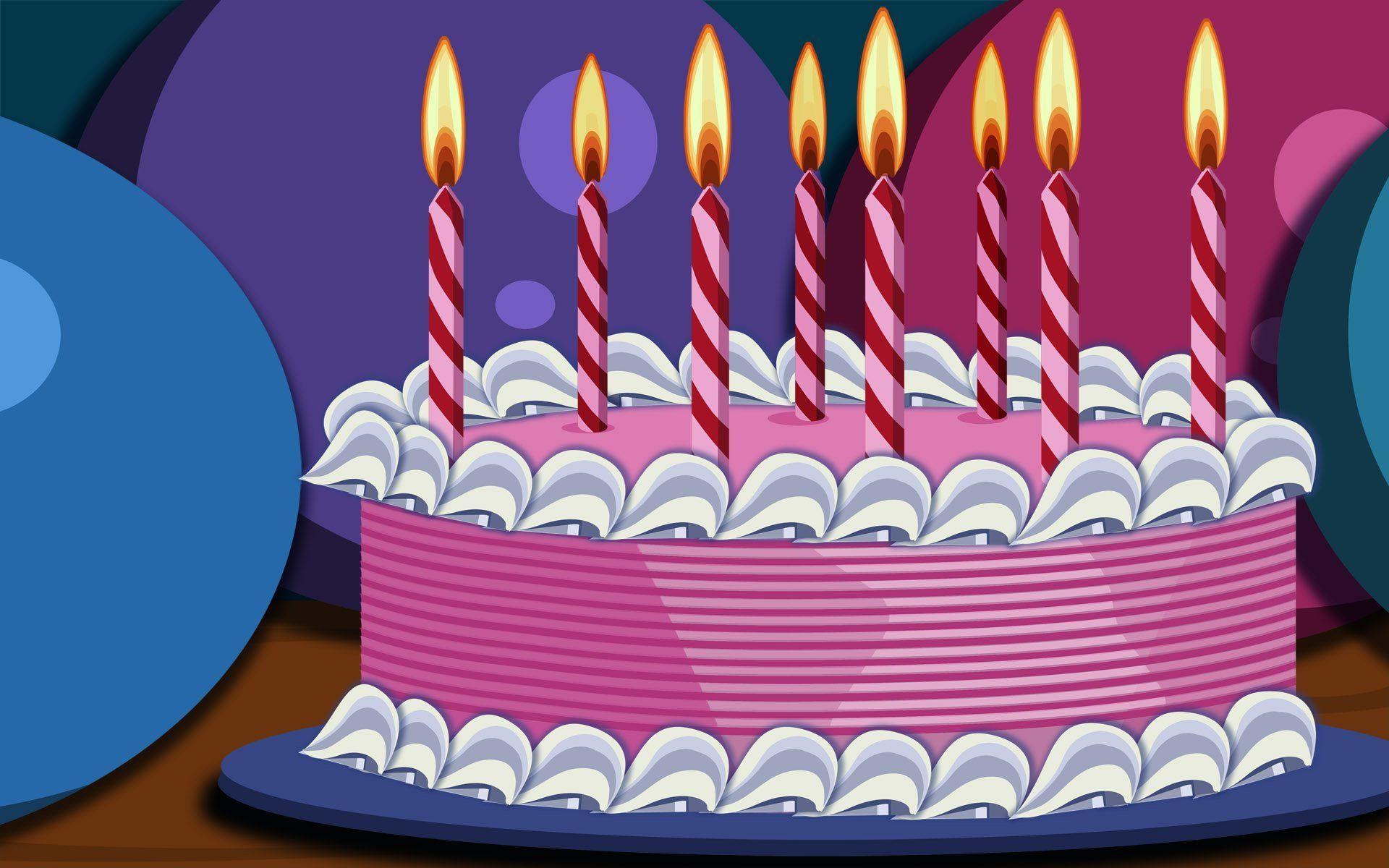 gambar kartun kue ulang tahun
