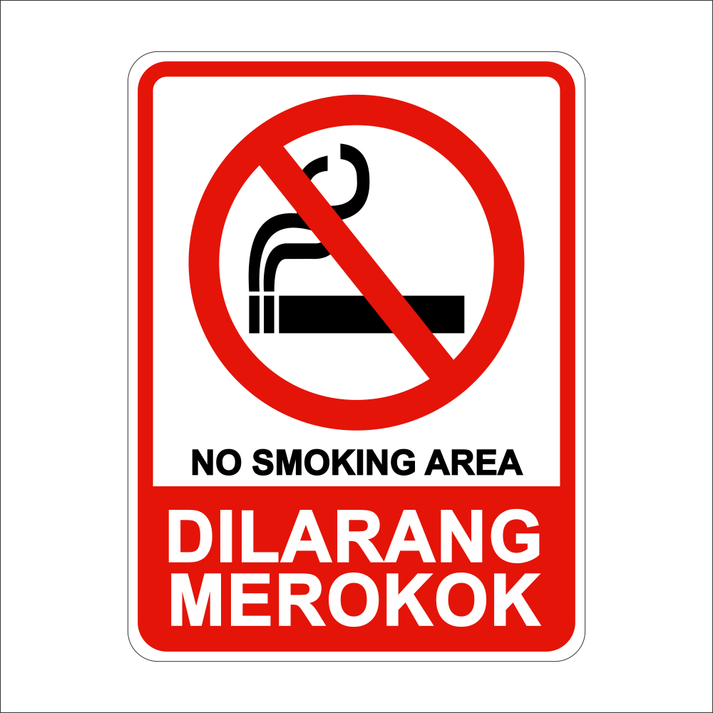 peringatan dilarang merokok