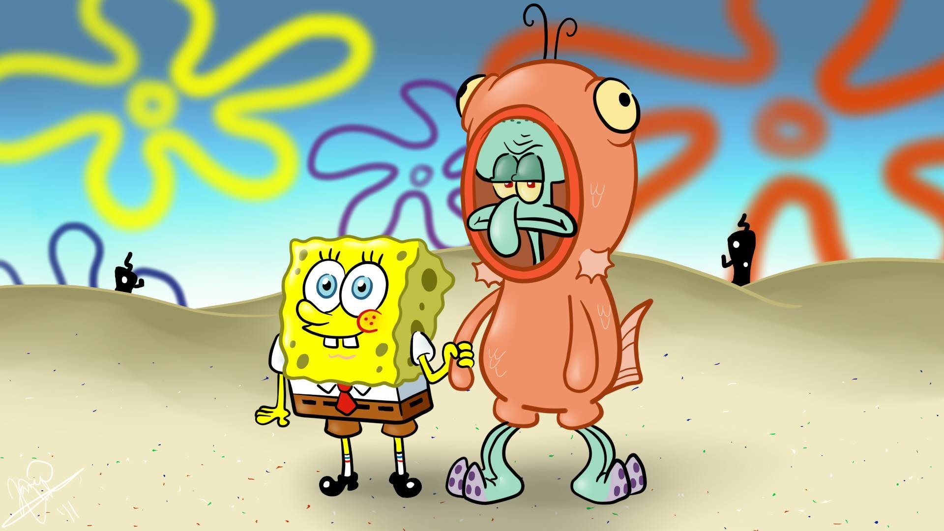gambar kartun animasi SpongeBob