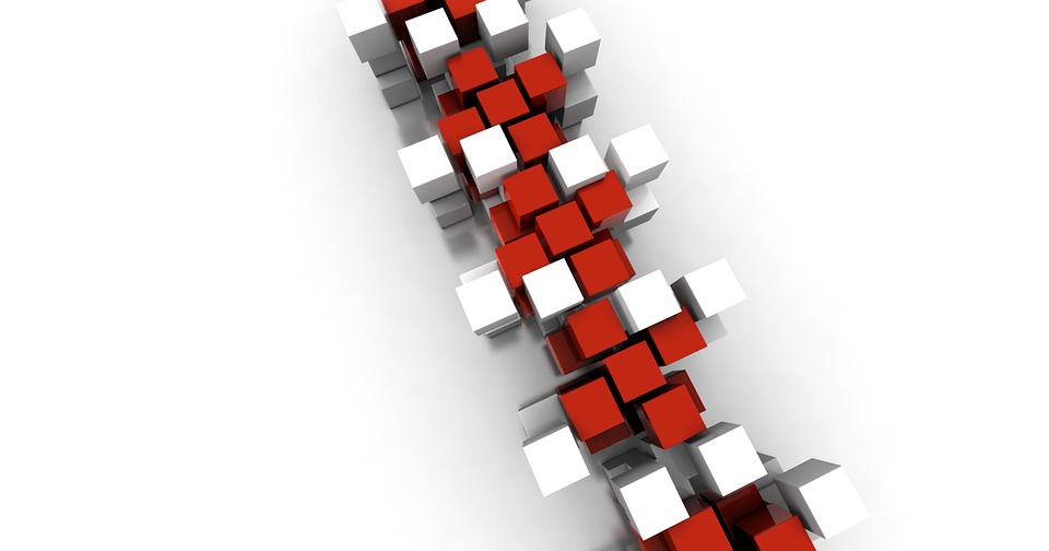 gambar kubus merah desain