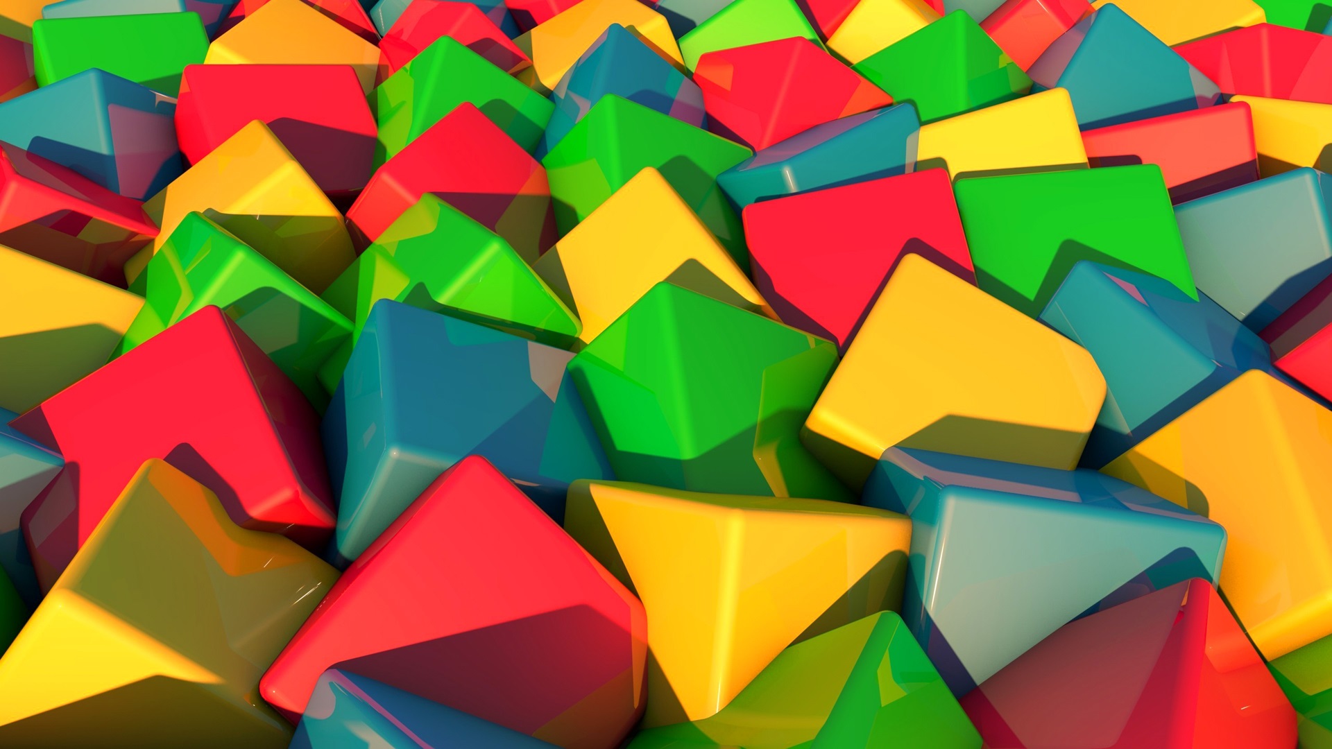 gambar kubus wallpaper colorful