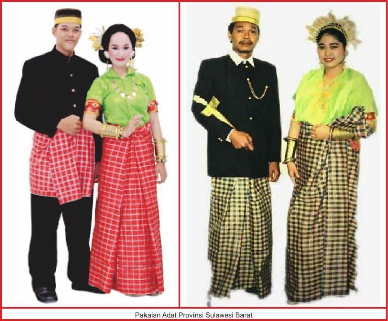 gambar pakaian adat sulawesi barat