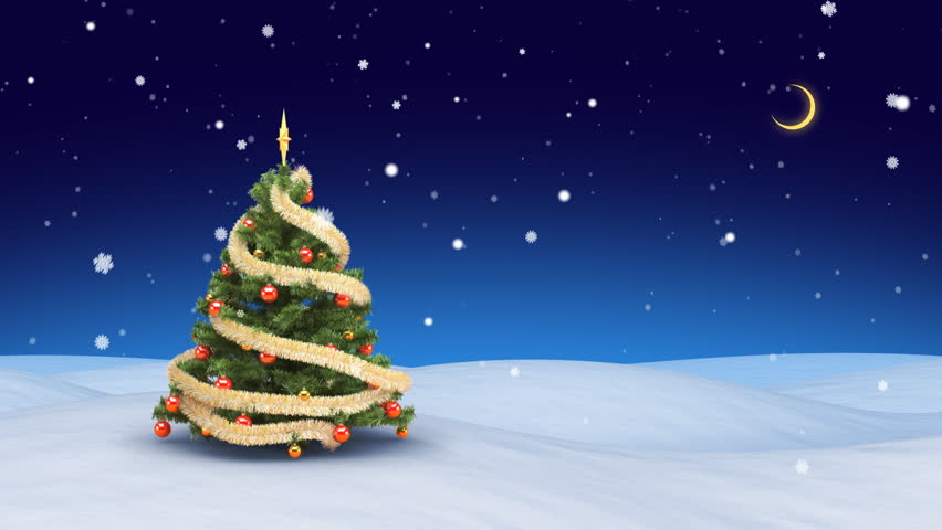 gambar pohon natal desktop