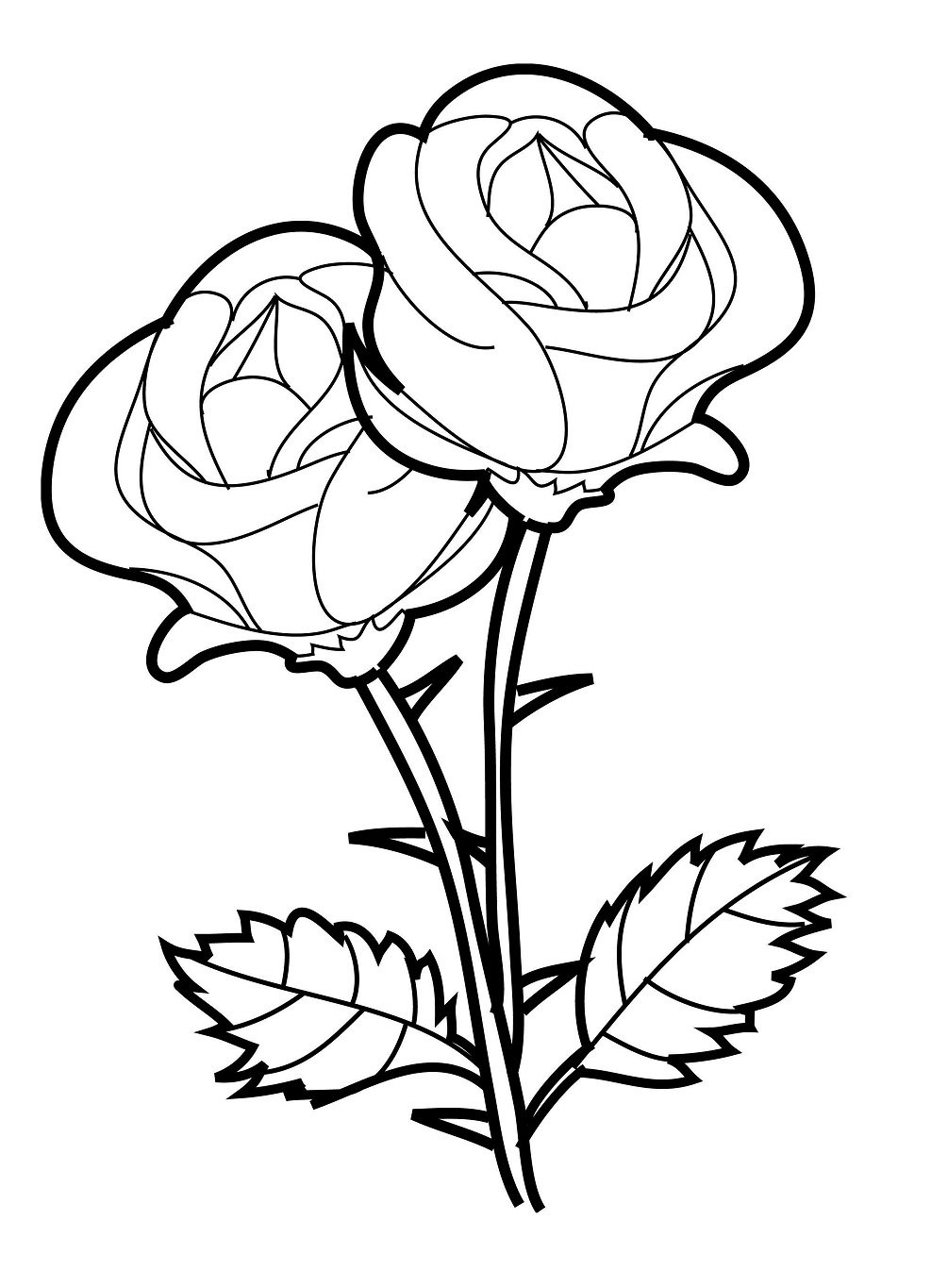 gambar sketsa bunga kreasi warna