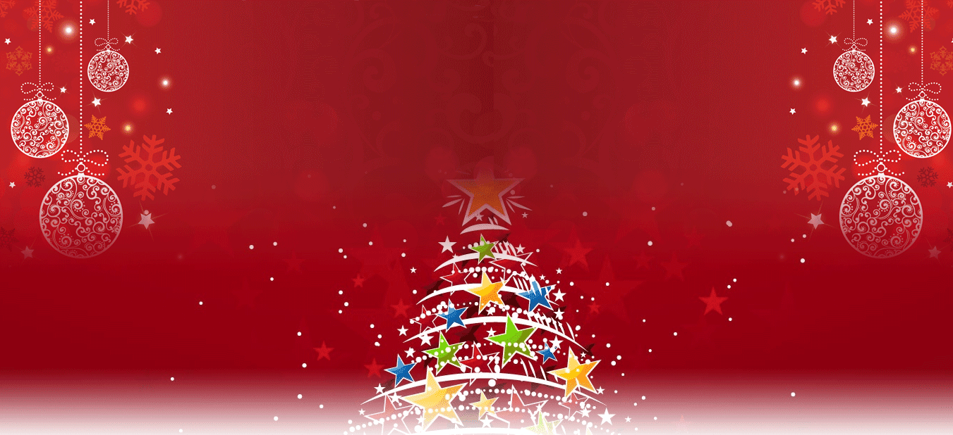 gambar ucapan dan pohon natal