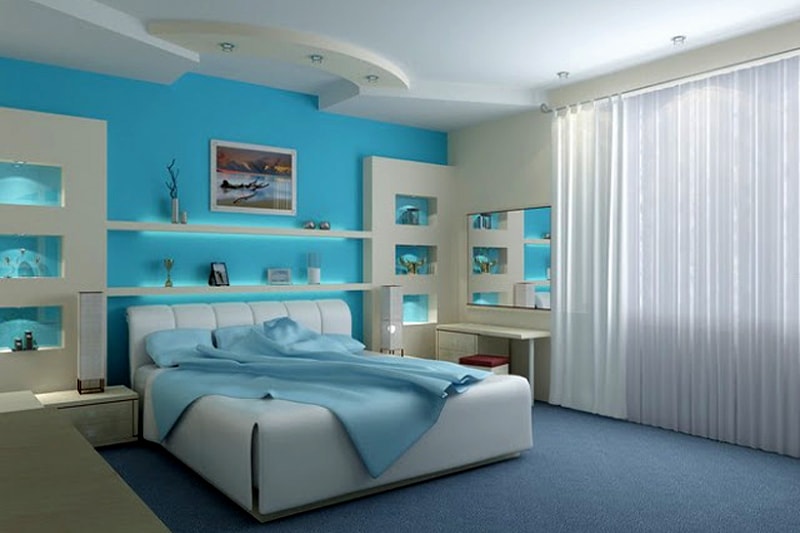 gambar design interior warna cat rumah