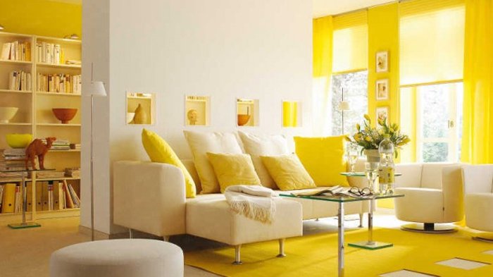 gambar design warna interior rumah