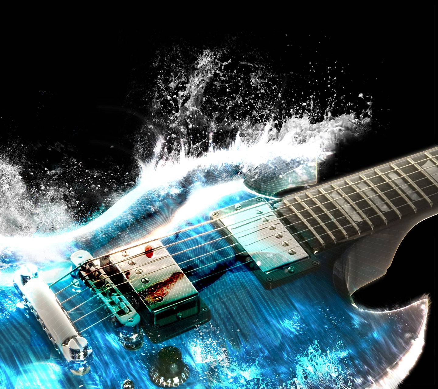 gambar gitar animasi hd