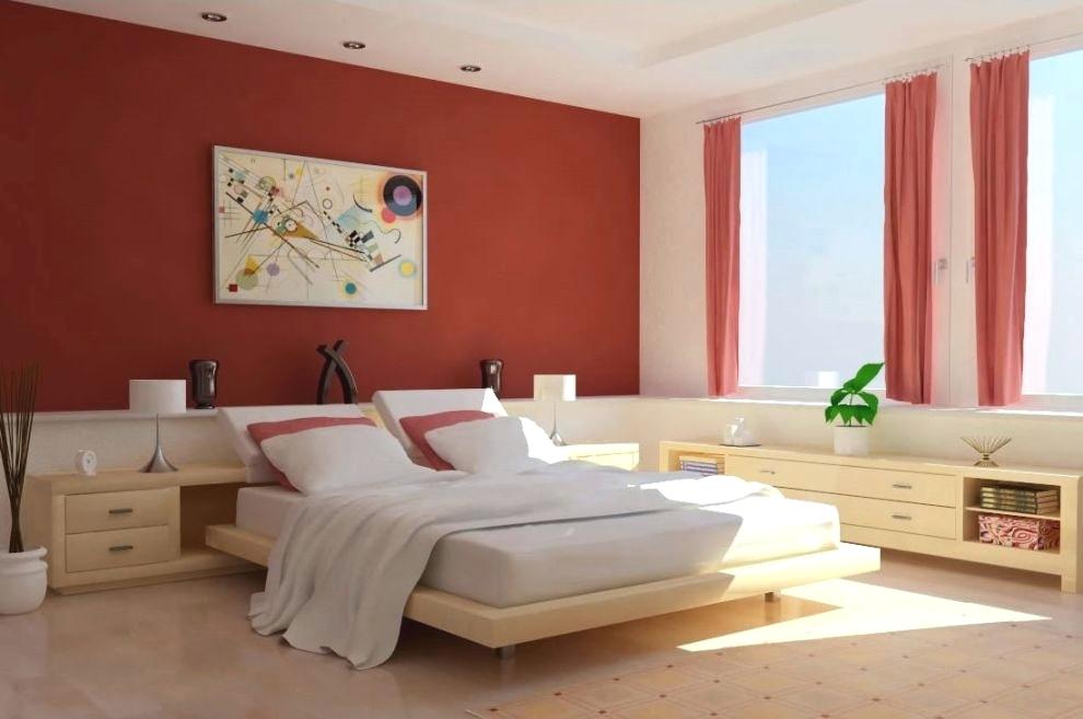 gambar kombinasi warna cat rumah interior coklat