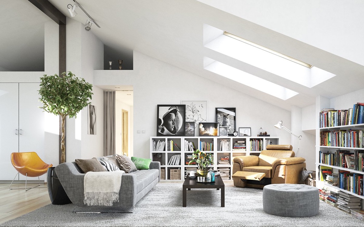 gambar ruang keluarga gambar desain interior skandinavia