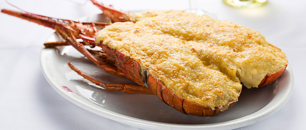 hidangan lobster lezat dan sedap