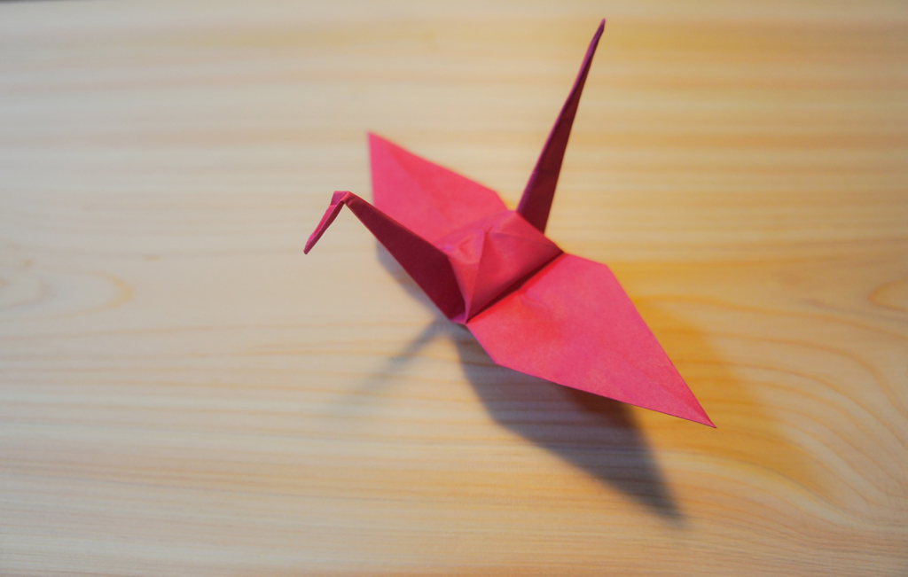 gambar origami burung bangau