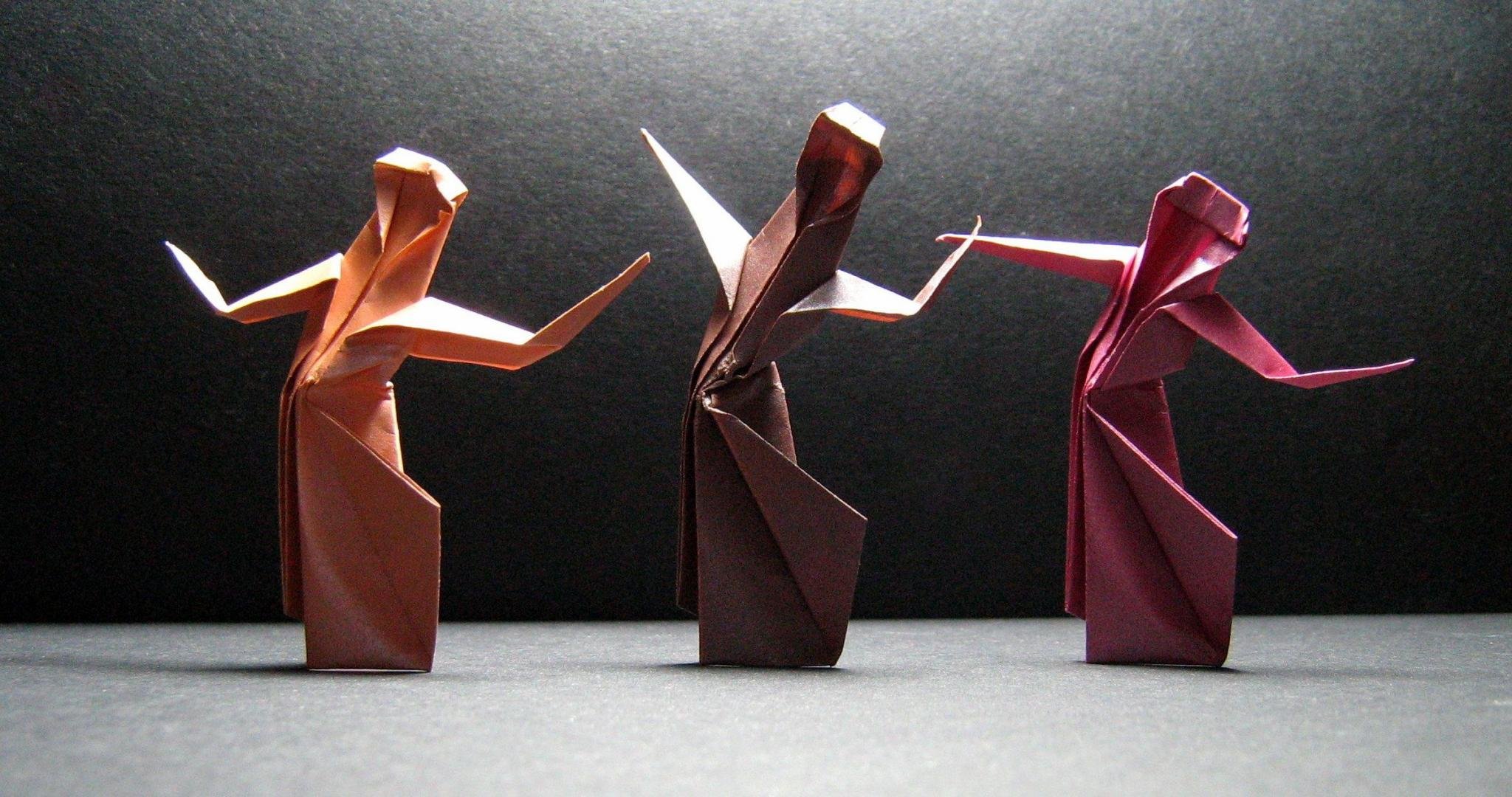 gambar seni melipat kertas origami