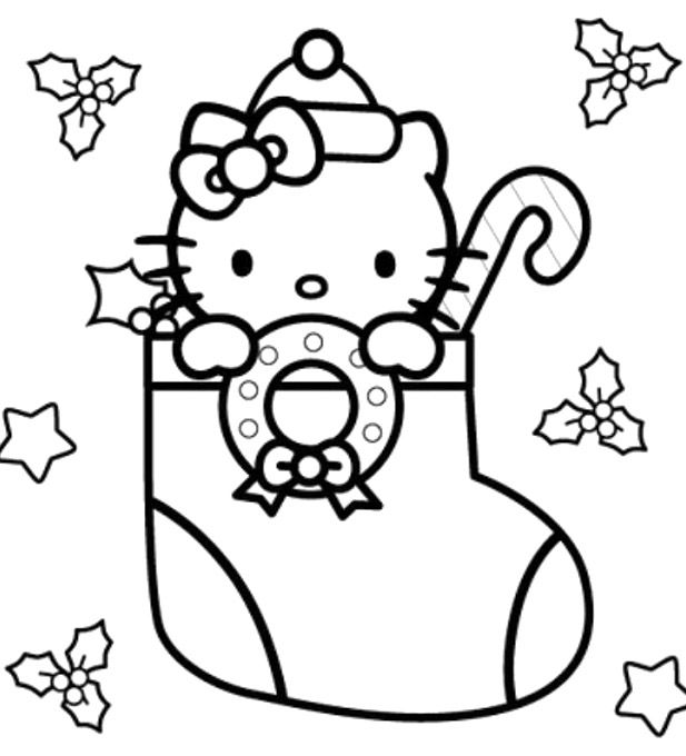 Contoh Sketsa Hello Kitty