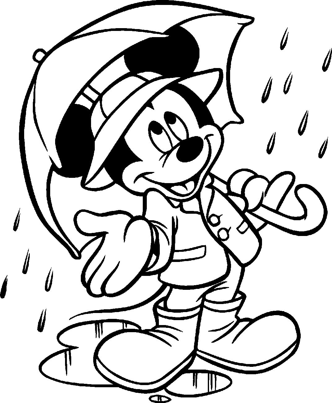 Gambar Sketsa Mickey Mouse HD Kartun