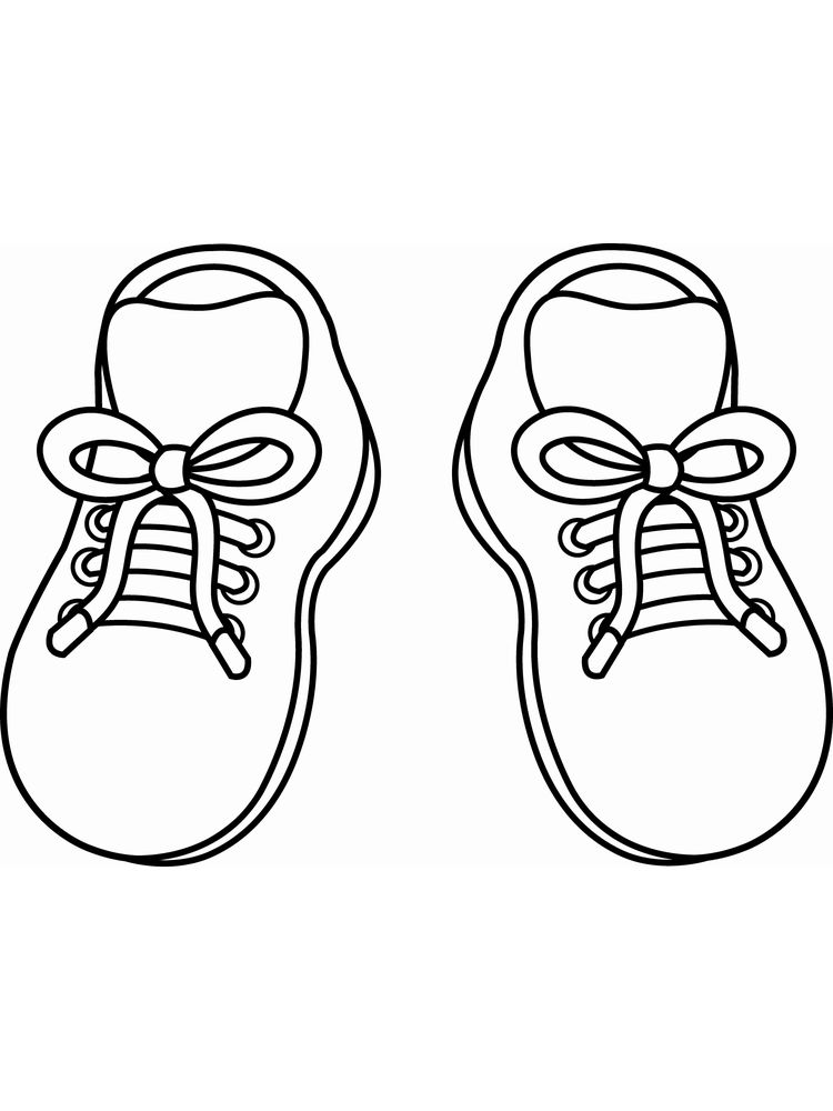 Gambar Sketsa Sepatu Kartun Hd