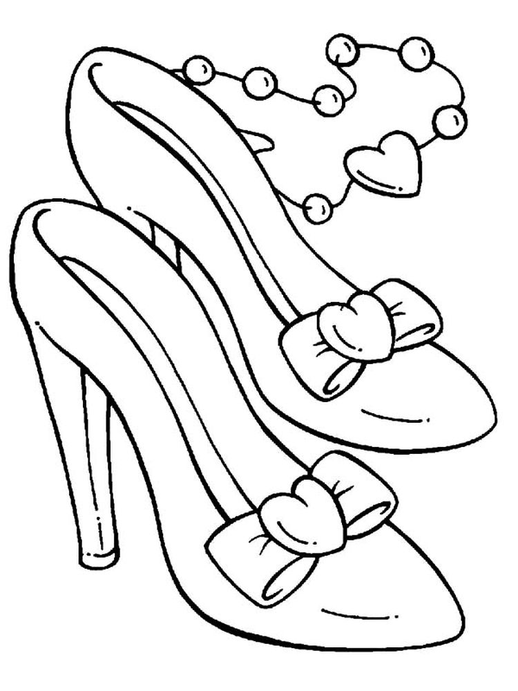 Gambar Sketsa Sepatu Wanita