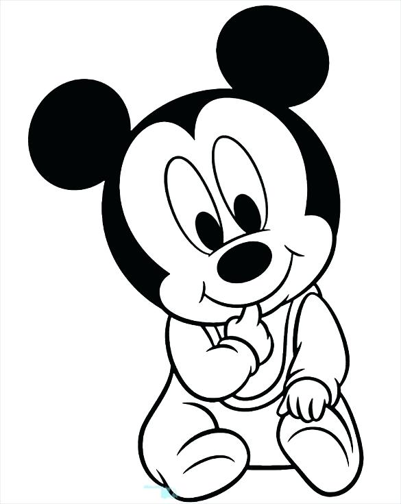Lucu Gambar Sketsa Mickey Mouse