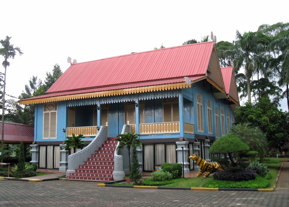 Rumah Melayu Lipat kajang Rumah Adat Riau