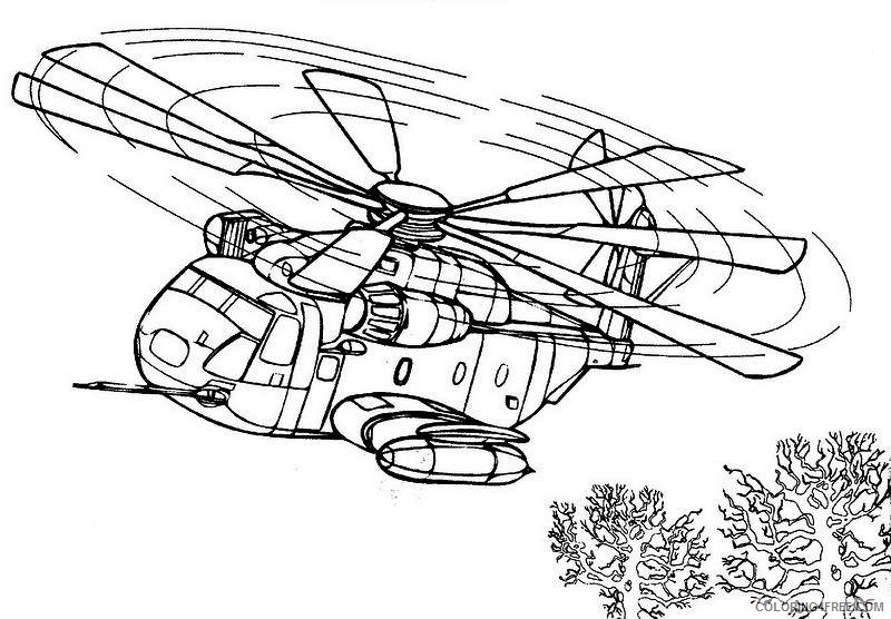 contoh gambar sketsa helikopter hd
