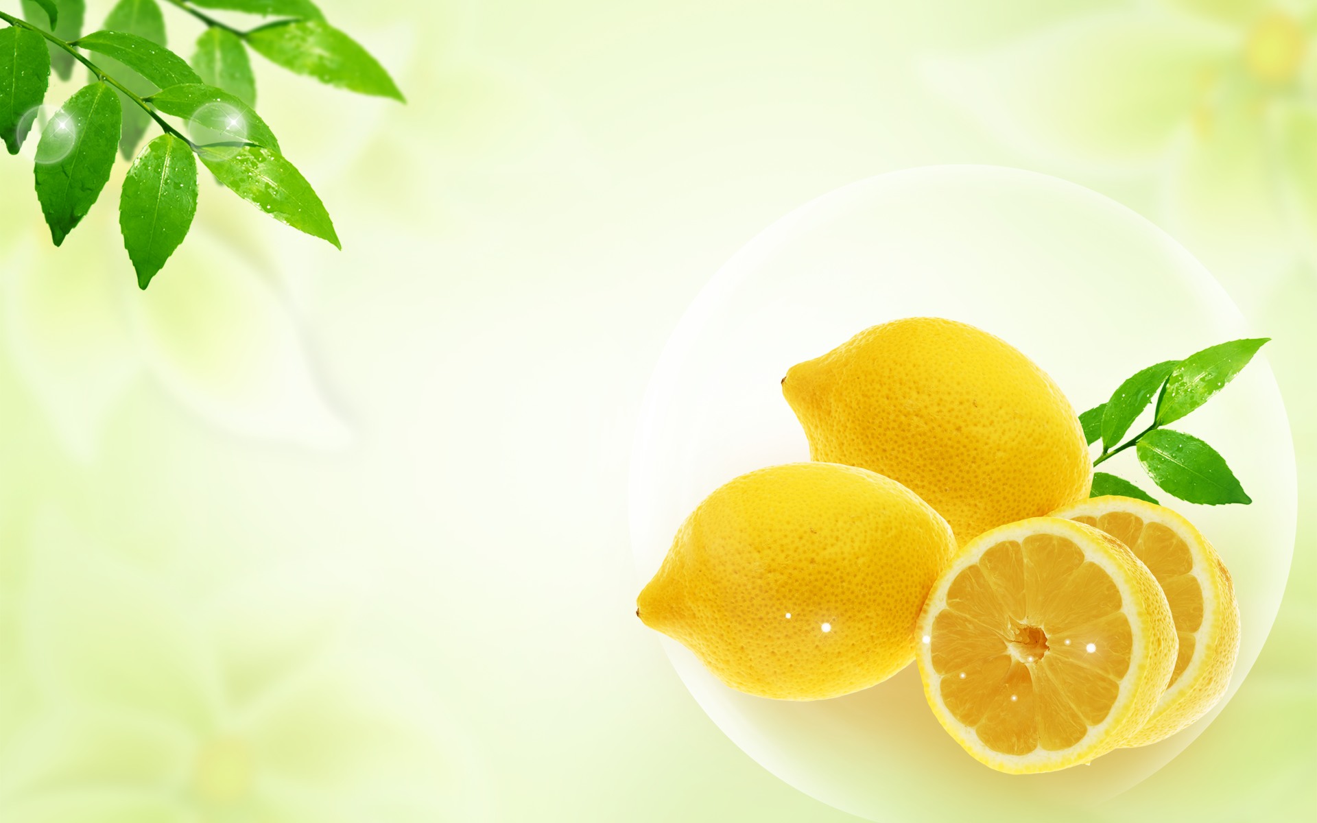 gambar buah lemon wallpaper hd