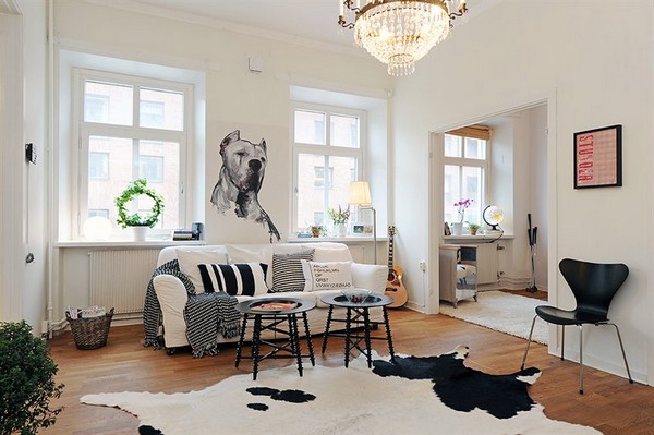 gambar gaya ruang keluarga gaya skandinavia