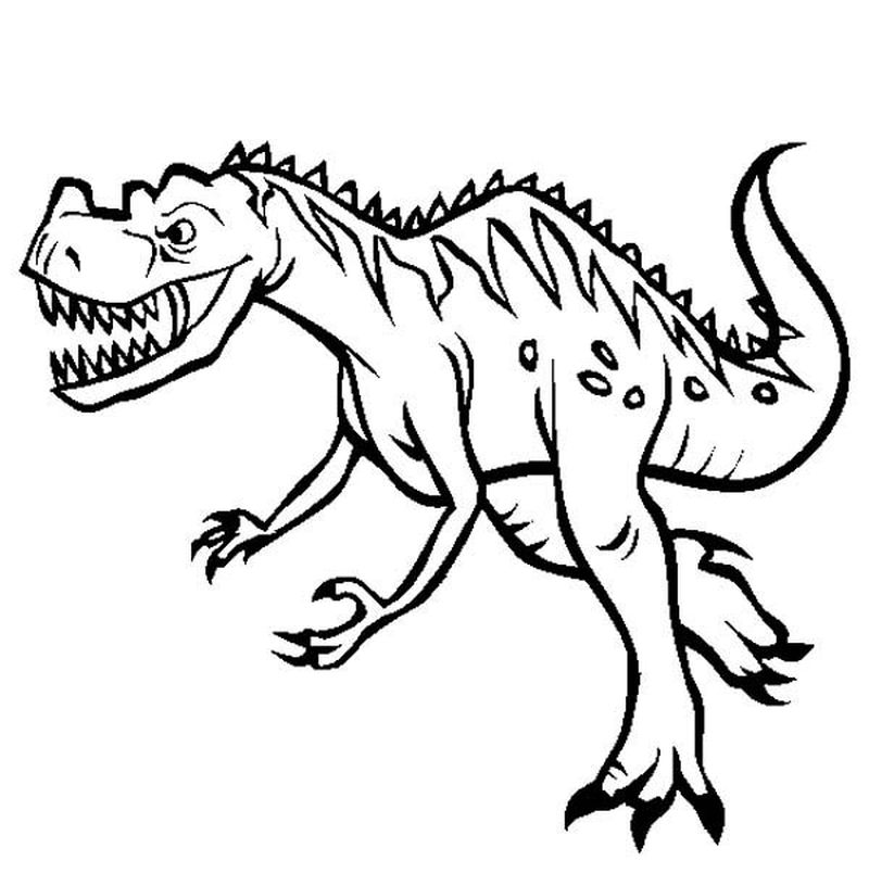 gambar mewarnai Dinosaurus