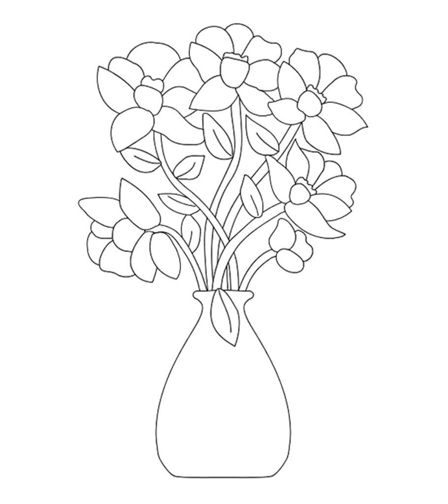 gambar sketsa bunga melati hd