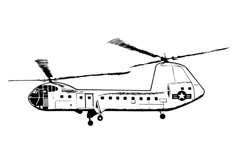 gambar sketsa helikopter hd mewarnai