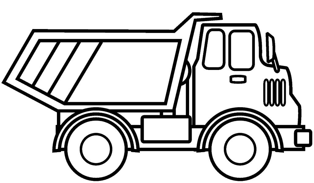 gambar sketsa mobil truk