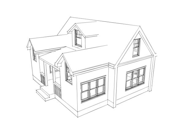 gambar sketsa rumah minimalis hd