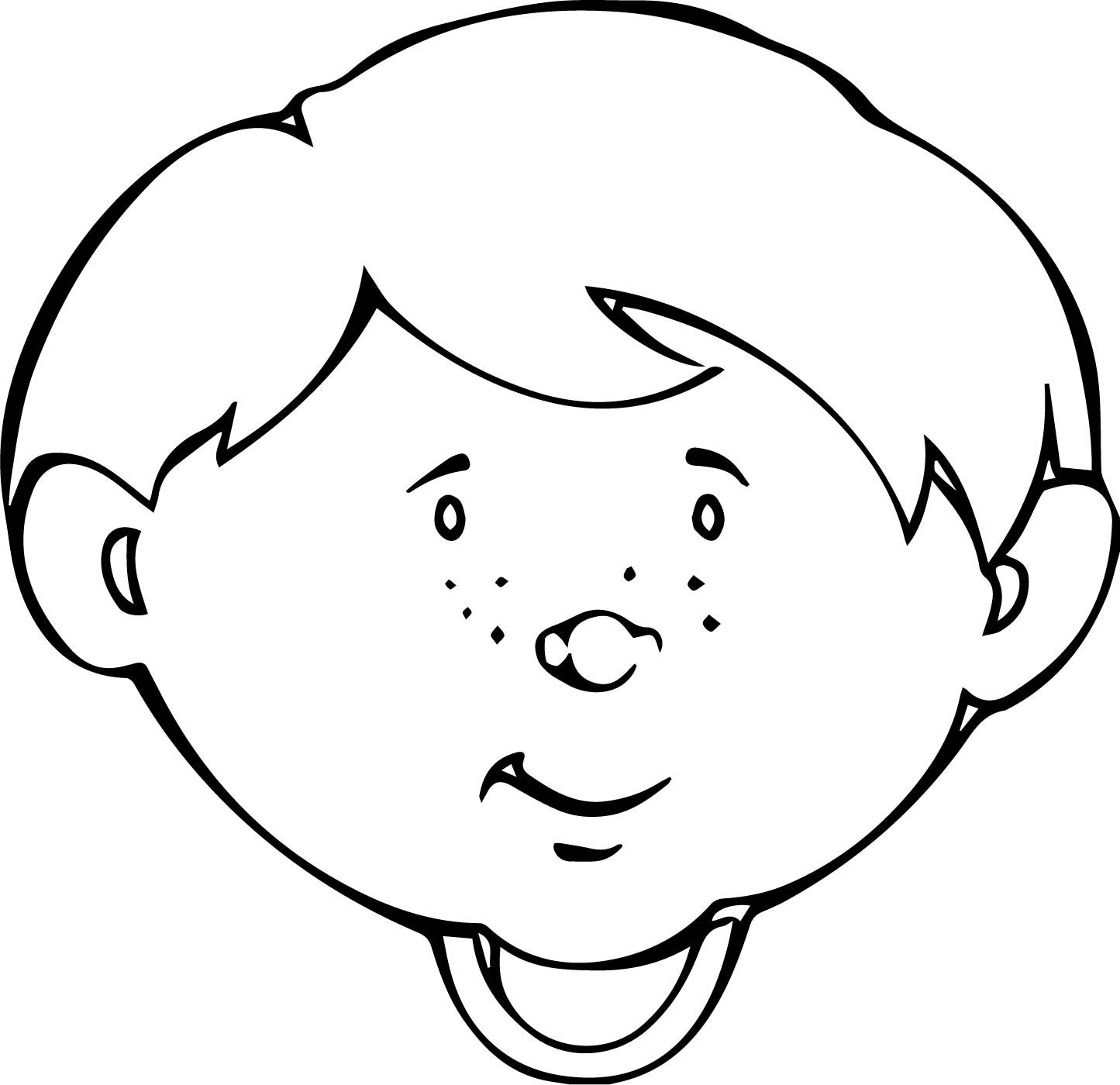 gambar sketsa wajah anak kecil