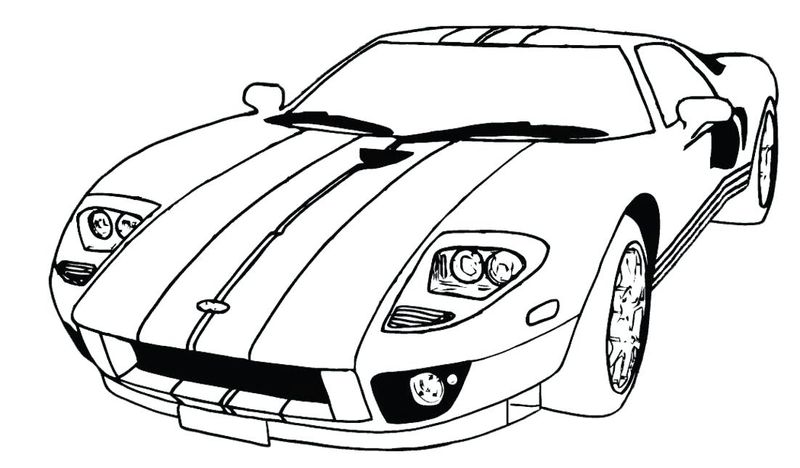 hd contoh gambar sketsa mobil sport